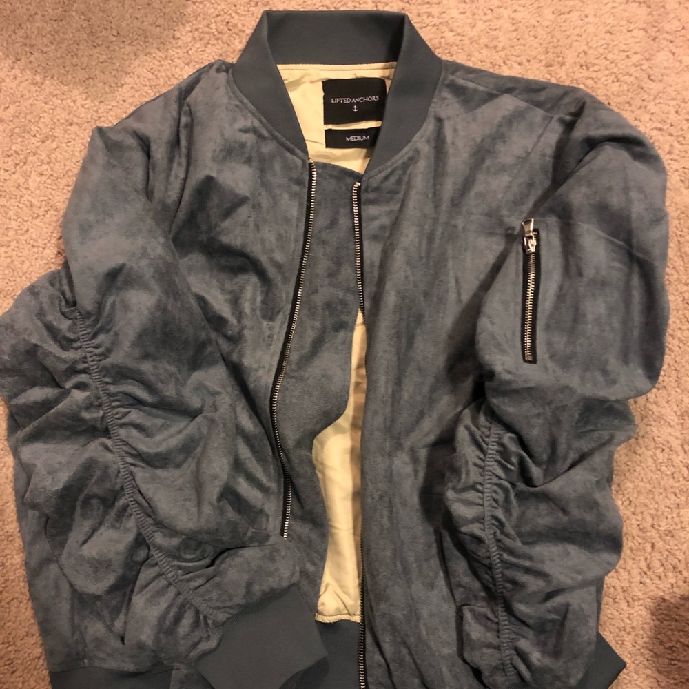 Men’s Light Blue Bomber Jacket